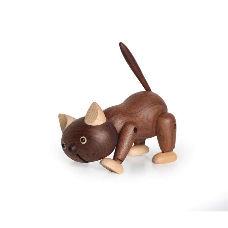 Wooden Animal Cat